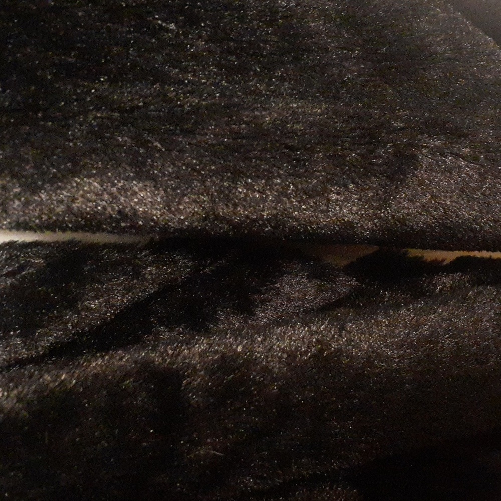 Faux Fur black shawl cape wrap Brand New.